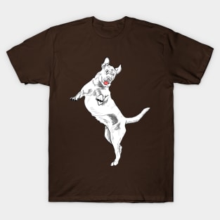 Marshall the White Labrador Retriever T-Shirt